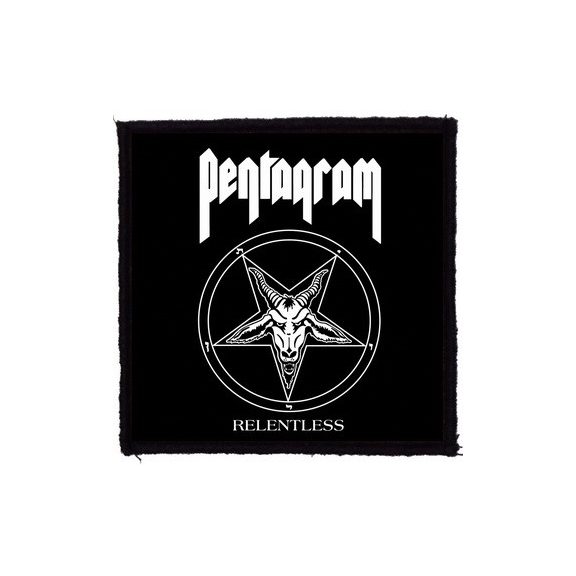 PENTAGRAM: Relentless (9,5 cm x 9,5 cm) (felvarró) PENTAGRAM: Relentless (9,5 cm x 9,5 cm) (felvarró)