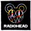 RADIOHEAD: Logo (9,5 cm x 9,5 cm) (felvarró)