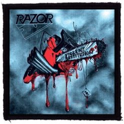 RAZOR: Violent Restitution (9,5 cm x 9,5 cm) (felvarró)