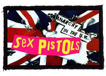 SEX PISTOLS: Anarchy In The UK (9,5 cm x 6 cm) (felvarró)