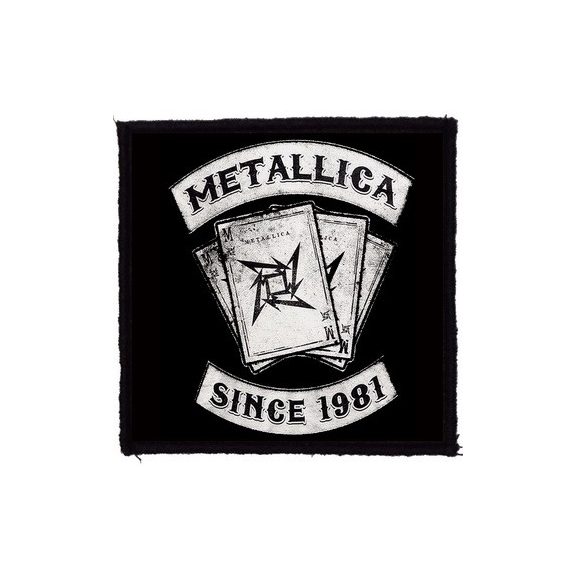 METALLICA: Since 1981 (9,5 cm x 9,5 cm) (felvarró) METALLICA: Since 1981 (9,5 cm x 9,5 cm) (felvarró)