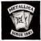 METALLICA: Since 1981 (9,5 cm x 9,5 cm) (felvarró)