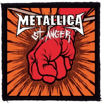 METALLICA: St. Anger (9,5 cm x 9,5 cm) (felvarró)