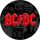 AC/DC: Logo Red (nagy jelvény, 3,7 cm)