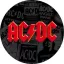 AC/DC: Logo Red (nagy jelvény, 3,7 cm)