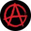 ANARCHY: Symbol (nagy jelvény, 3,7 cm)