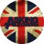 ASKING ALEXANDRIA: GB (nagy jelvény, 3,7 cm)