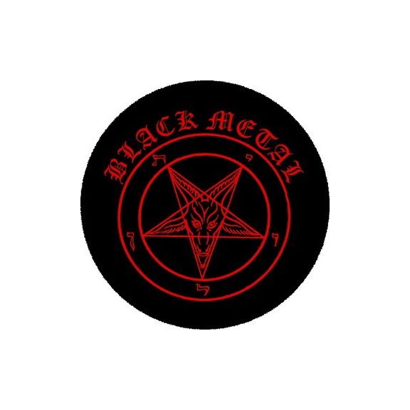 BLACK METAL (nagy jelvény, 3,7 cm) BLACK METAL (nagy jelvény, 3,7 cm)