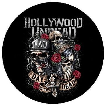 HOLLYWOOD UNDEAD: Day Of The Dead (nagy jelvény, 3,7 cm)