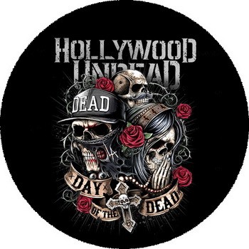 HOLLYWOOD UNDEAD: Day Of The Dead (nagy jelvény, 3,7 cm)