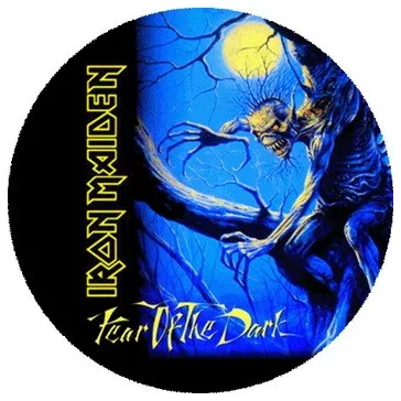 IRON MAIDEN: Fear Of The Dark (nagy jelvény, 3,7 cm)