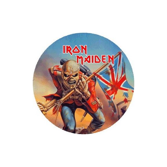 IRON MAIDEN: Trooper (nagy jelvény, 3,7 cm) IRON MAIDEN: Trooper (nagy jelvény, 3,7 cm)