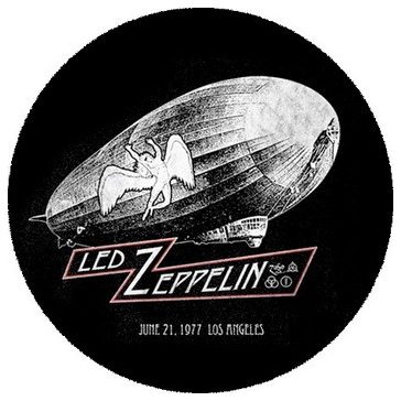 LED ZEPPELIN: Los Angeles (nagy jelvény, 3,7 cm)