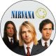 NIRVANA: Band (nagy jelvény, 3,7 cm)