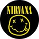 NIRVANA: Smiley (nagy jelvény, 3,7 cm)