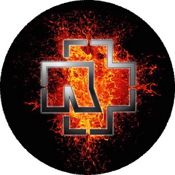 RAMMSTEIN: Lava (nagy jelvény, 3,7 cm)
