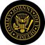 RAMONES: Logo (nagy jelvény, 3,7 cm)
