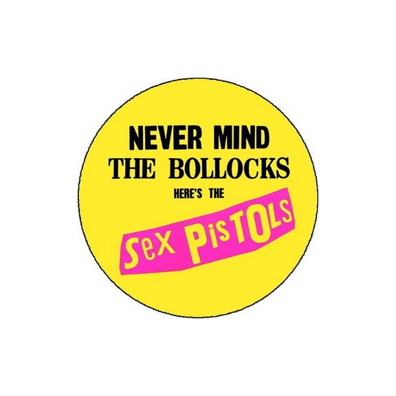 SEX PISTOLS: Never Mind (nagy jelvény, 3,7 cm) SEX PISTOLS: Never Mind (nagy jelvény, 3,7 cm)