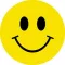 SMILEY (nagy jelvény, 3,7 cm)