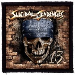 SUICIDAL TENDENCIES: 13 (9,5 cm x 9,5 cm) (felvarró)