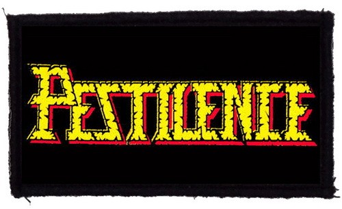 PESTILENCE: Logo (9,5 cm x 4,5 cm) (felvarró)
