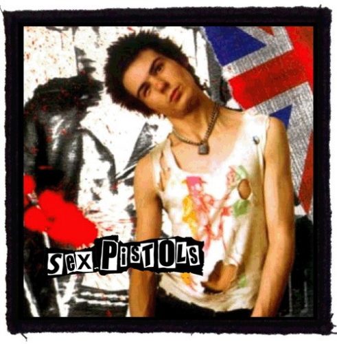 SEX PISTOLS: Sid (9,5 cm x 9,5 cm) (felvarró)