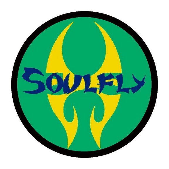 SOULFLY: Logo Circle (9,5 cm x 9,5 cm) (felvarró) SOULFLY: Logo Circle (9,5 cm x 9,5 cm) (felvarró)