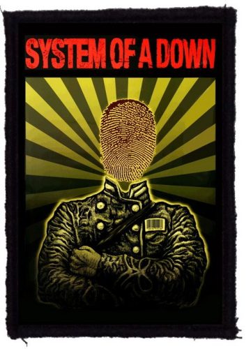 SYSTEM OF A DOWN: Soldier (6,5 cm x 9,5 cm) (felvarró)