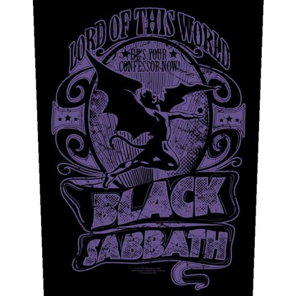 BLACK SABBATH: Lord Of This World (backpatch) BLACK SABBATH: Lord Of This World (backpatch)