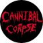 CANNIBAL CORPSE: Logo (jelvény, 2,5 cm)