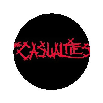 CASUALTIES: Logo (jelvény, 2,5 cm)