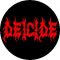 DEICIDE: Logo (jelvény, 2,5 cm)