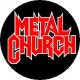 METAL CHURCH: Logo (jelvény, 2,5 cm)