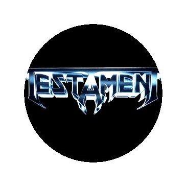 TESTAMENT: Logo (jelvény, 2,5 cm)