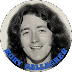 RORY GALLAGHER: Portrait (nagy jelvény, 3,7 cm)
