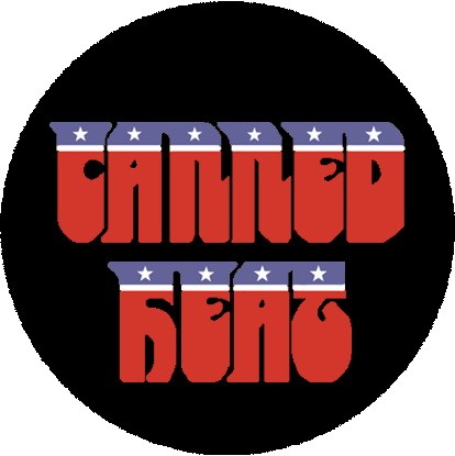 CANNED HEAT: Logo (nagy jelvény, 3,7 cm)