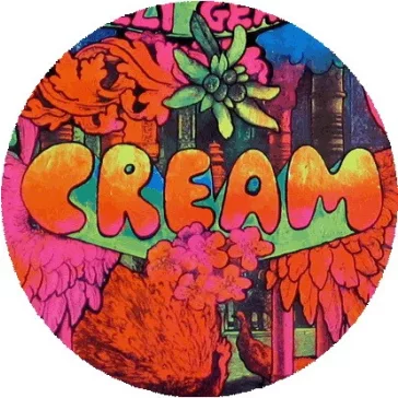 CREAM: Disgraeli Gears (nagy jelvény, 3,7 cm)