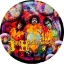 JIMI HENDRIX EXPERIENCE: Psychedelic Group (nagy jelvény, 3,7 cm)