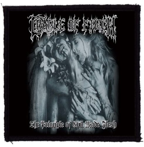 CRADLE OF FILTH: The Principle Of Evil (9,5 cm x 9,5 cm) (felvarró)