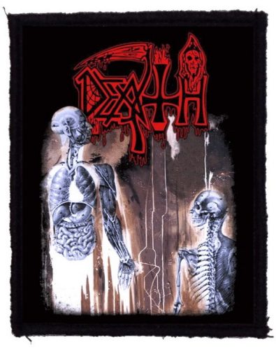 DEATH: Human (7,5 cm x 9,5 cm) (felvarró)