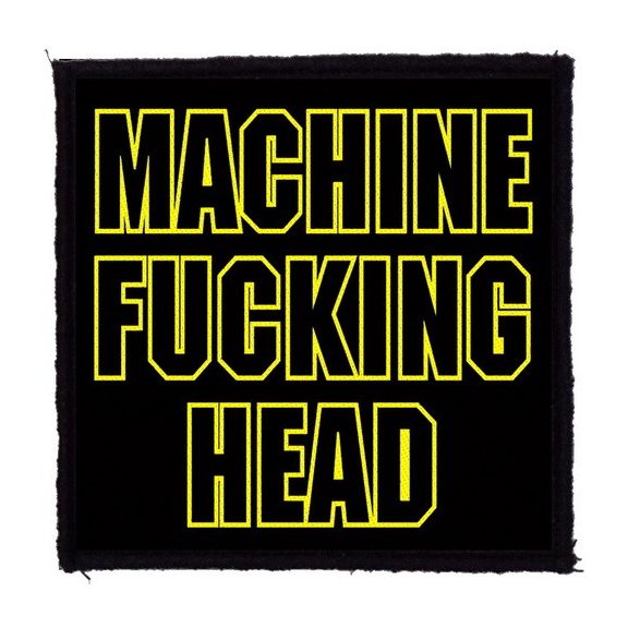 MACHINE HEAD: M.F.H. (9,5 cm x 9,5 cm) (felvarró) MACHINE HEAD: M.F.H. (9,5 cm x 9,5 cm) (felvarró)