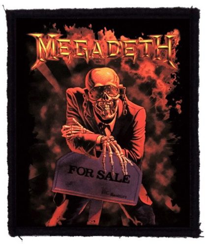MEGADETH: Peace Sells (8 cm x 9,5 cm) (felvarró)