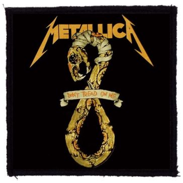  METALLICA: Don't Tread On Me (9,5 cm x 9,5 cm) (felvarró)