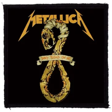   METALLICA: Don't Tread On Me (9,5 cm x 9,5 cm) (felvarró)