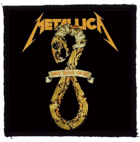 METALLICA: Don't Tread On Me (9,5 cm x 9,5 cm) (felvarró)