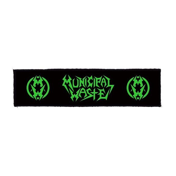 MUNICIPAL WASTE: Logo superstrip (22 cm x 5 cm) (felvarró) MUNICIPAL WASTE: Logo superstrip (22 cm x 5 cm) (felvarró)