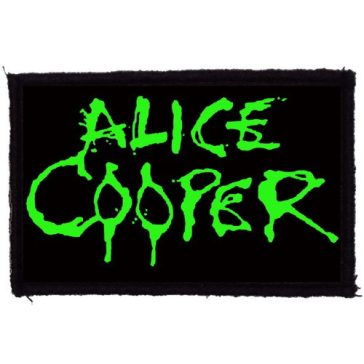 ALICE COOPER: Logo (9,5 cm x 6 cm) (felvarró)