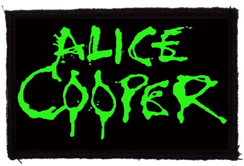 ALICE COOPER: Logo (9,5 cm x 6 cm) (felvarró)