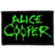 ALICE COOPER: Logo (9,5 cm x 6 cm) (felvarró)