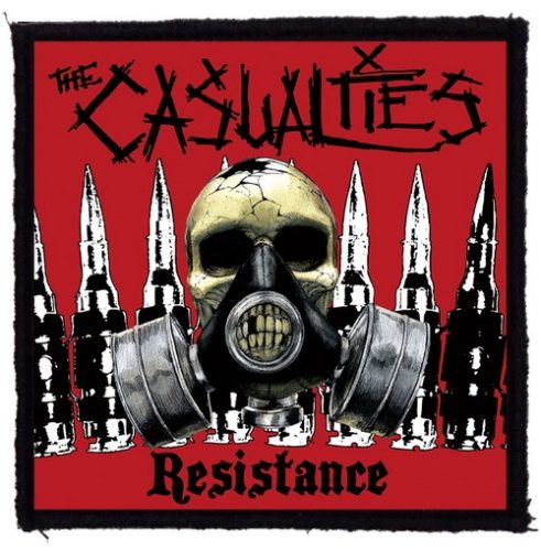 CASUALTIES: Resistance (9,5 cm x 9,5 cm) (felvarró)